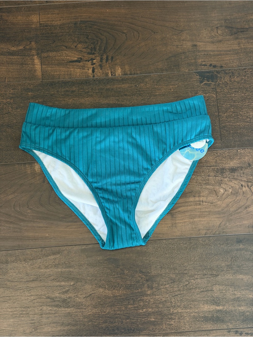NWT Decree Green Ribbed Bikini Bottoms